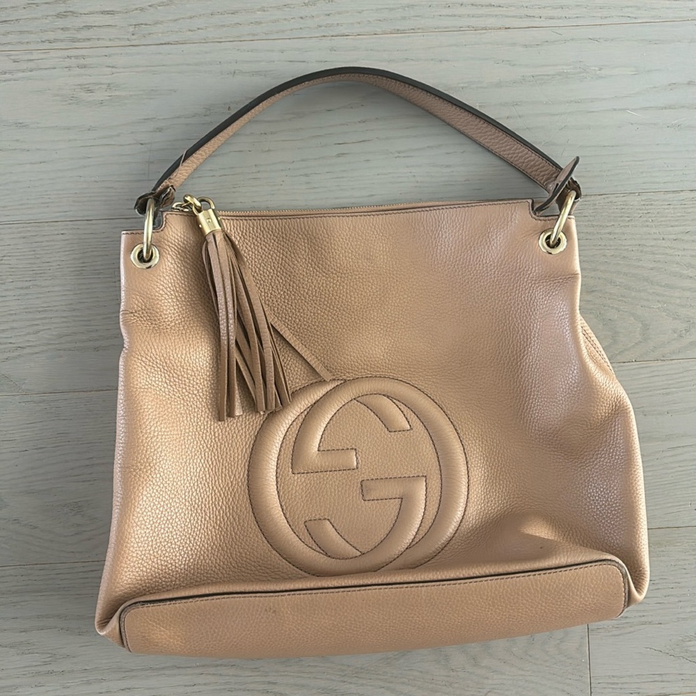 Gucci handbag tan